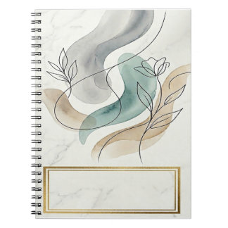 minimalistische kunst notitieboek
