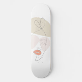 Minimalistische kunst persoonlijk skateboard
