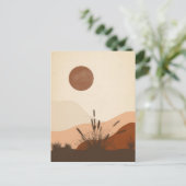 Minimalistische kunst. Voor een zachte boodschap. Briefkaart (Staand voorkant)