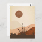 Minimalistische kunst. Voor een zachte boodschap. Briefkaart (Voorkant / Achterkant)