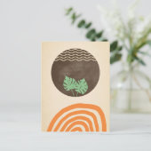 Minimalistische kunst. Voor een zachte boodschap.  Briefkaart (Staand voorkant)