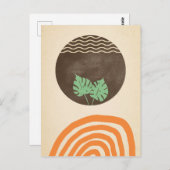 Minimalistische kunst. Voor een zachte boodschap.  Briefkaart (Voorkant / Achterkant)