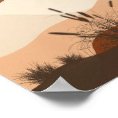 Minimalistische kunst. Wanddecoratie Poster (Hoek)