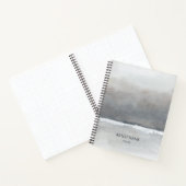 Minimalistische kunstenaar op maat met uw kunst notitieboek (Binnen)