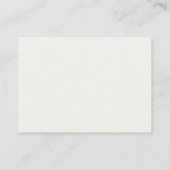 Minimalistische Kustbruiloft Plaatskaartje (Achterkant)