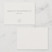 Minimalistische Kustbruiloft Plaatskaartje (Voorkant / Achterkant)