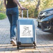 Minimalistische Labor Day-feestharde hoed & Grill Sticker (Koffer Insitu)