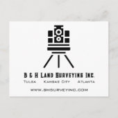 Minimalistische landenquête of QR Code Business Briefkaart (Voorkant)