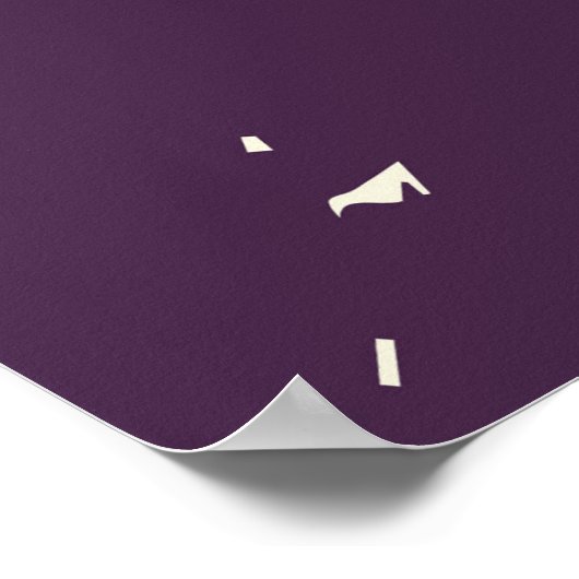 Minimalistische landschap poster (Hoek)