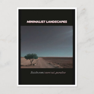 Minimalistische landschappen briefkaart