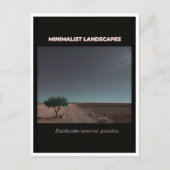 Minimalistische landschappen briefkaart (Voorkant)