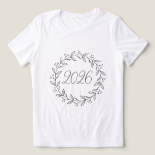 Minimalistische lauwerkrans 2026 Tri-Blend shirt