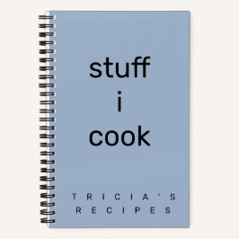 Minimalistische Lavendel kookboek Notitieboek