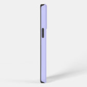 Minimalistische lavendel lila aangepaste monogram  iPhone hoesje (Rechterkant)