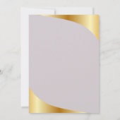 minimalistische lavendel uitnodiging, verfijnde ev kaart (Achterkant)