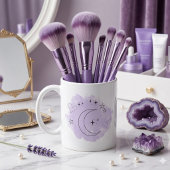 Minimalistische Lavendel Waterverf Mok