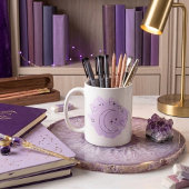 Minimalistische Lavendel Waterverf Mok
