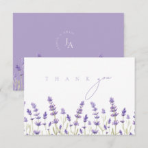 Minimalistische Lavendel Wilde Bloem Elegante Trou