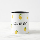 Minimalistische Lemon Pattern Keramische Mok (Midden)