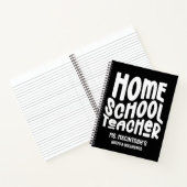 Minimalistische leraar thuisonderwijs notitieboek (Binnen)