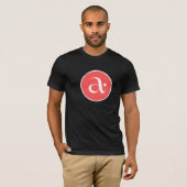 Minimalistische Letter A Monogram Logo T-Shirt (Voorkant volledig)