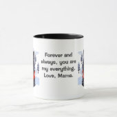 Minimalistische Leuke Vakantie Zwarte Kat met een  Mok (Midden)