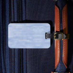 Minimalistische lichtblauwe lucht abstract patroon bagagelabel