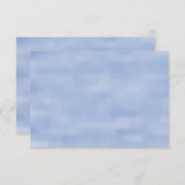 Minimalistische lichtblauwe lucht abstract patroon bedankkaart (Voorkant / Achterkant)