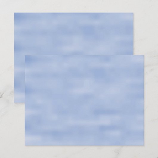 Minimalistische lichtblauwe lucht abstract patroon briefkaart (Voorkant / Achterkant)