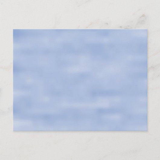 Minimalistische lichtblauwe lucht abstract patroon briefkaart (Voorkant)