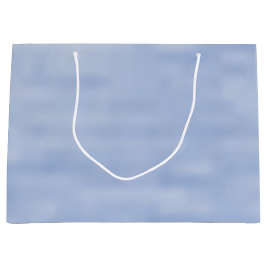 Minimalistische lichtblauwe lucht abstract patroon groot cadeauzakje (Voorkant)