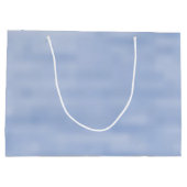 Minimalistische lichtblauwe lucht abstract patroon groot cadeauzakje (Achterkant)