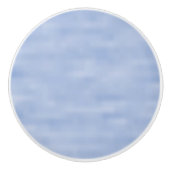 Minimalistische lichtblauwe lucht abstract patroon keramische knop (Voorkant)