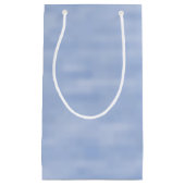 Minimalistische lichtblauwe lucht abstract patroon klein cadeauzakje (Voorkant)