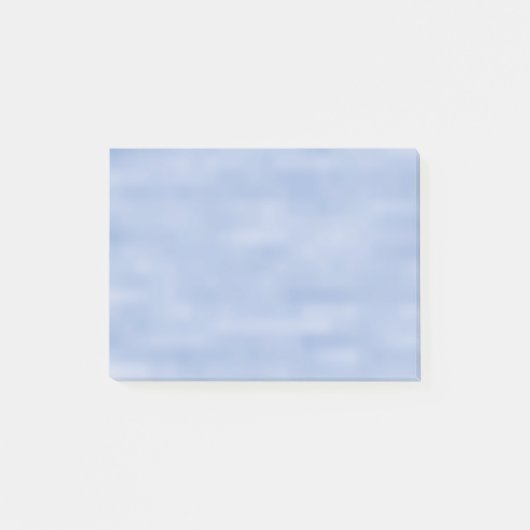 Minimalistische lichtblauwe lucht abstract patroon post-it® notes (Voorkant)