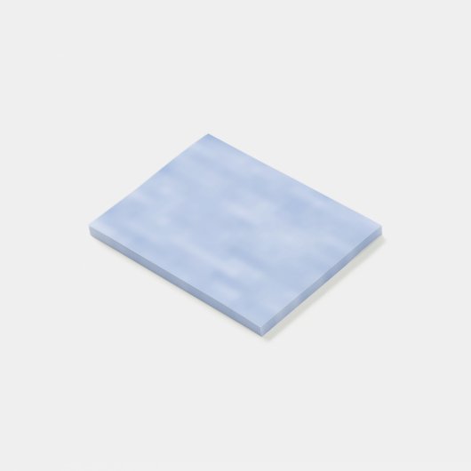 Minimalistische lichtblauwe lucht abstract patroon post-it® notes (Schuin)