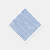 Minimalistische lichtblauwe lucht abstract patroon servet (Hoek)