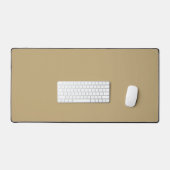 Minimalistische Lichtbruine Desk Mat voor Thuis of (Keyboard & Muis)