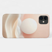 Minimalistische Lichtgevende Bol & Zachte Zandgolv Case-Mate iPhone Case (Achterkant (horizontaal))