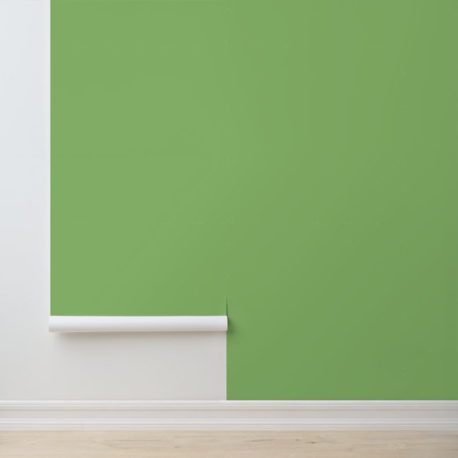 Minimalistische lichtgroene effen moderne chic behang (Applicatie)