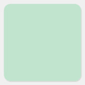 Minimalistische lichtgroene sticker (Voorkant)