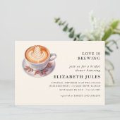 Minimalistische liefde is het brouwen van koffie V Kaart (Staand voorkant)