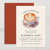 Minimalistische liefde is het brouwen van koffie V Kaart (Voorkant / Achterkant)