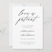 Minimalistische liefde is uitstel van het huwelijk kaart (Voorkant)