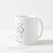 Minimalistische liefde Mok (Voorkant rechts)