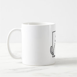 Minimalistische liefde voor huisdieren - het perfe koffiemok