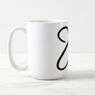 Minimalistische "liefde" Woord Typografie Ontwerp Koffiemok
