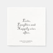 Minimalistische liefdeslacht en gelukkig ooit na N Servet (Voorkant)