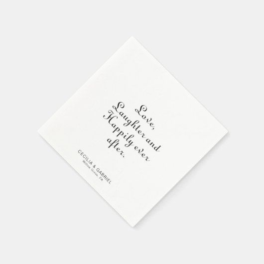 Minimalistische liefdeslasteraars en gelukkig ook  servet (Hoek)