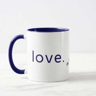 Minimalistische Liefdesontwerp - Valentijnsdag Cad Mok